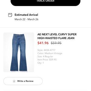 ISO Ae next level curvy super high waisted flare jeans
